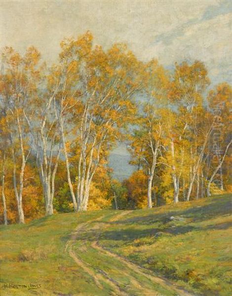 Autumn Landscape Oil Painting by Hugh Bolton Jones