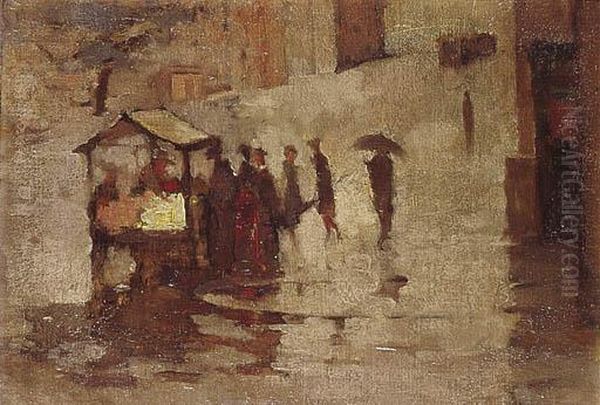 Flower Stall, Martin Place by John Llewellyn Jones