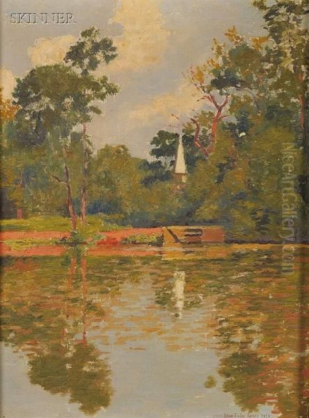 Across The Pond Oil Painting by Leon Foster Jones