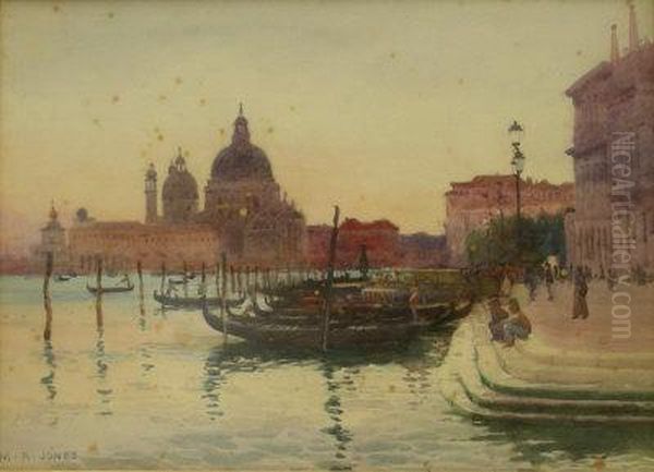 Venice Oil Painting by Maud Raphael Jones