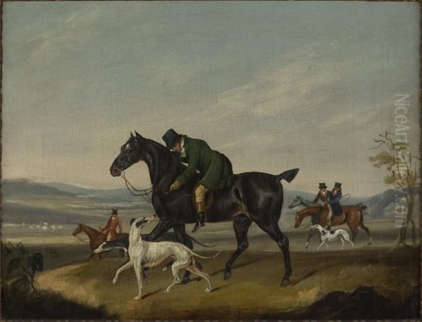 Coursing Oil Painting by Richard Jones