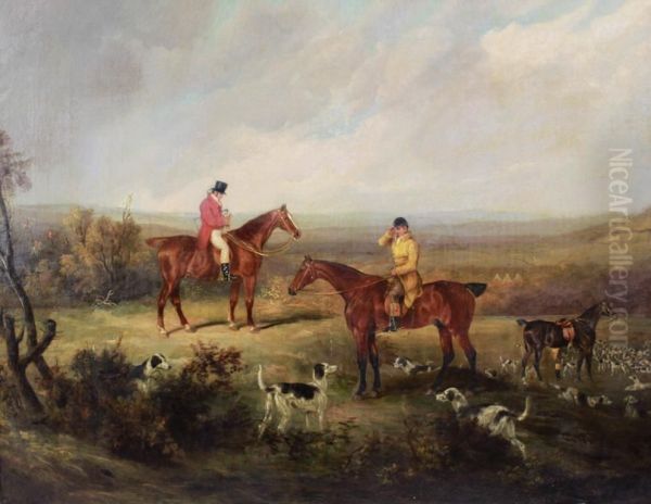 After The Hunt Oil Painting by Samuel John Egbert Jones