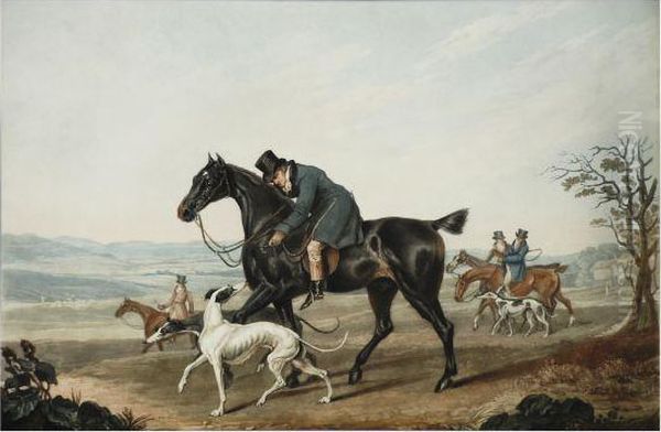 Coursing Oil Painting by Samuel John Egbert Jones