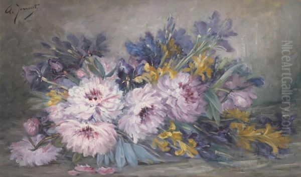 Composition Florale Oil Painting by Clemence Jonnaert