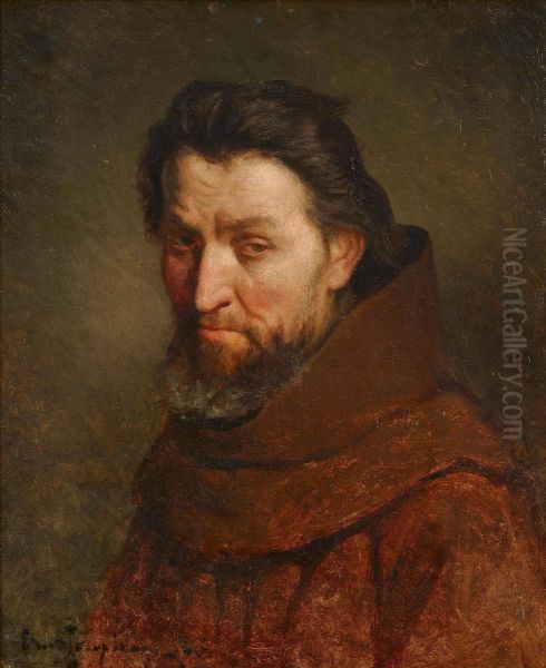 Man In 16th Century Costume Oil Painting by Ernst Josephson