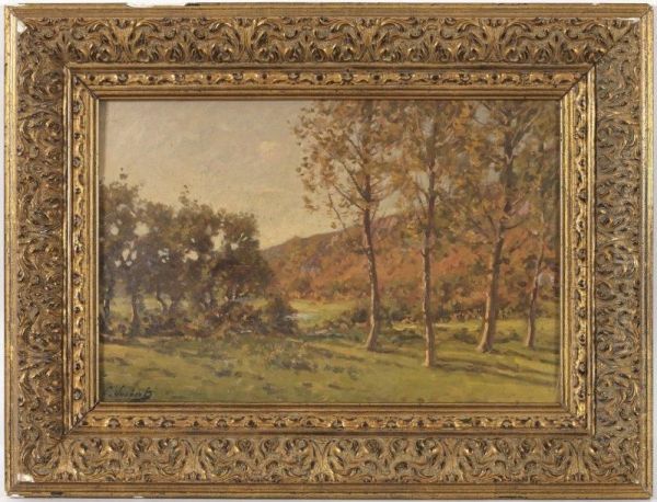 Paysage D'automne Oil Painting by Leon Joubert