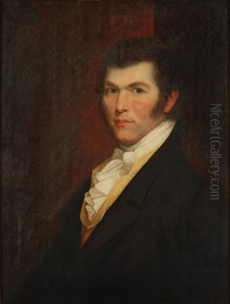 Portrait Of Dr. Benjamin Winslow Dudley Oil Painting by Matthew Harris Jouett