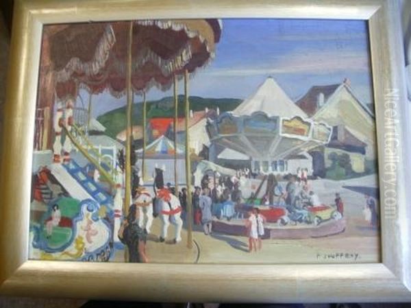 La Foire Oil Painting by Fils Jouffroy