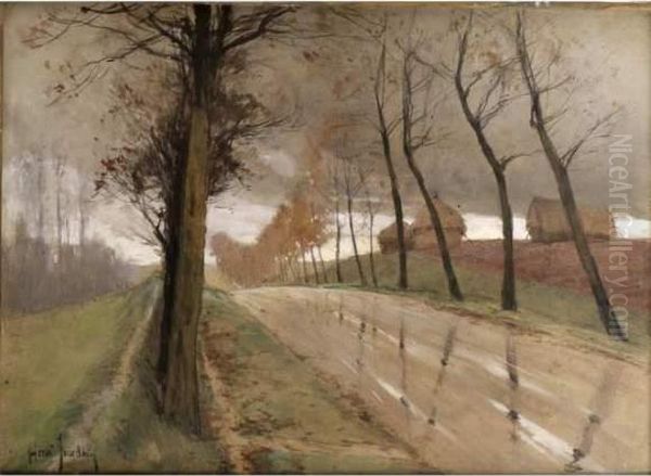 Le Chemin Oil Painting by Henri Jourdain