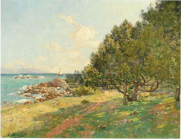 Jourdeuil Oil Painting by Louis Marie Adrien Jourdeuil