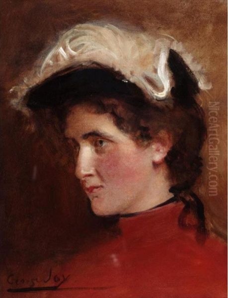 Study Of Flora Macdonald Oil Painting by George William Joy