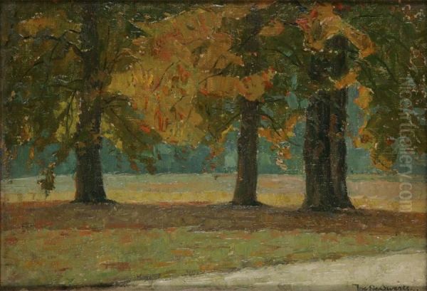 Nachtegaalpark Oil Painting by De Swerts Joz