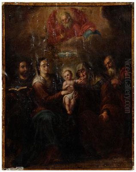 The Holy Family Oil Painting by Nicholas Rodriguez Juarez