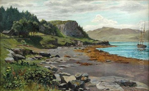 The Sound Of Kerry Oil Painting by Thomas James Judkin