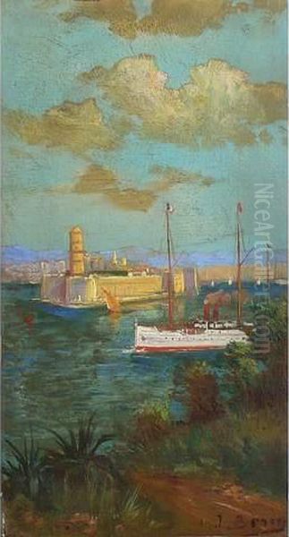 Bateau Sortant Du Vieux-port Oil Painting by Jane Berry Judson