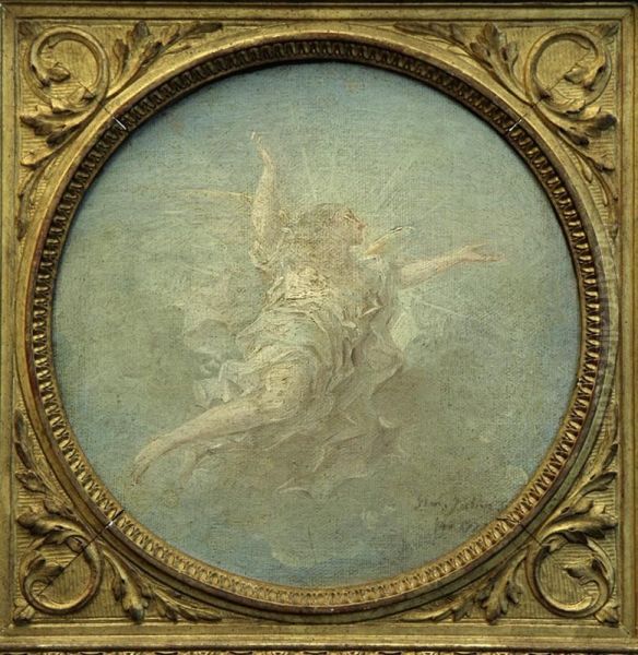 Etude D'ange Oil Painting by Simon Julien De Parme