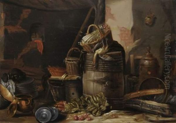 Interieur De Cuisine Oil Painting by Willem Kalf