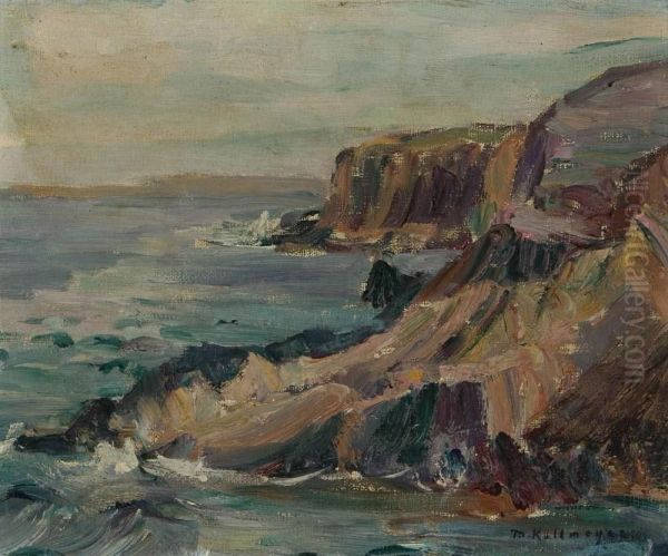 Coastal View. Oil Painting by Minnie Kallmeyer