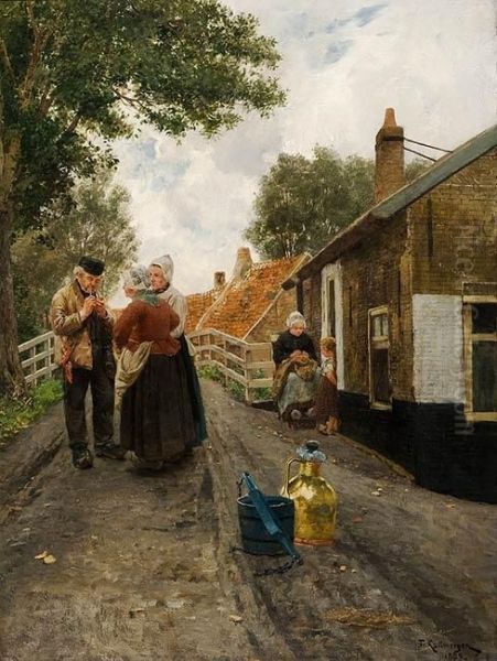 Der Raucher Oil Painting by Friedrich Kallmorgen