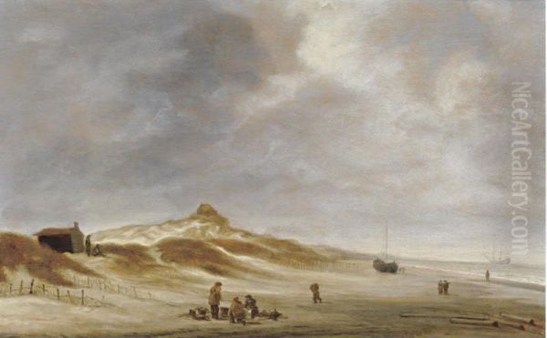 Property From The Estate Of Philip J. Hahn
 

 
 
 

 
 Landscape With Dunes Oil Painting by Godaert Kamper