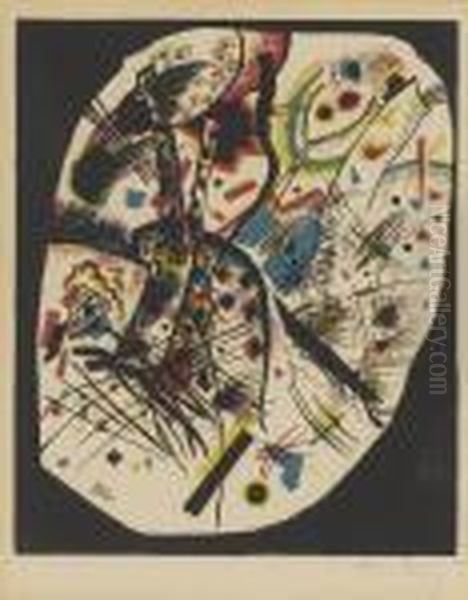 Kleine Welten Iii Oil Painting by Wassily Kandinsky