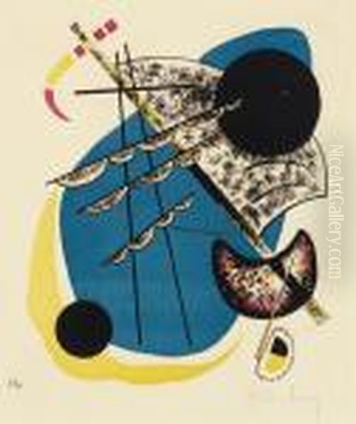 Kleine Welten Ii Oil Painting by Wassily Kandinsky