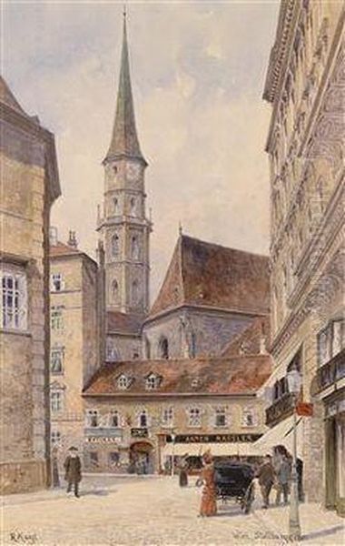 Wien Oil Painting by Rudolf Kargl