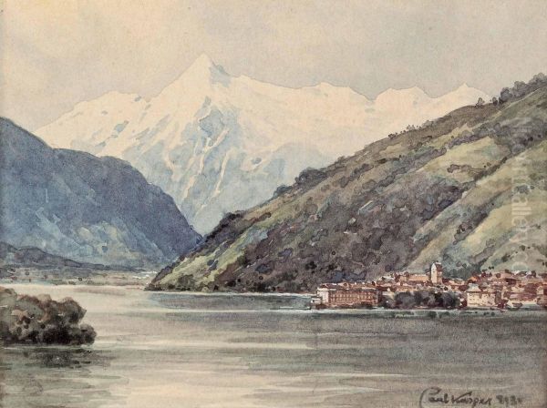 Blick Auf Zell Am See Oil Painting by Paul Kaspar