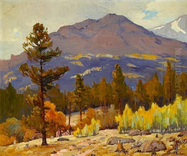 Gray Day, Meeker Mountain Oil Painting by Ferdinand Kaufmann