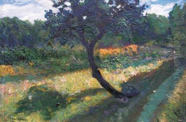 Le Ruisseau Oil Painting by Leon Kaufmann