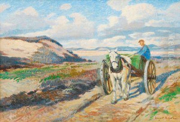 Konigshafen Auf Sylt Oil Painting by August Kaul