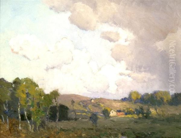 Landscape # 18 Oil Painting by William Jurian Kaula