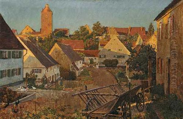 Stadtchen Am Abend by Paul Kauzmann