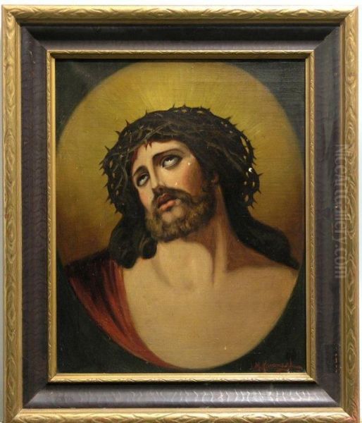 Jesus Oil Painting by Joseph Malachy Kavanagh