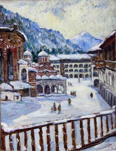 Rila Monastery by Hristo Kavarnaliev