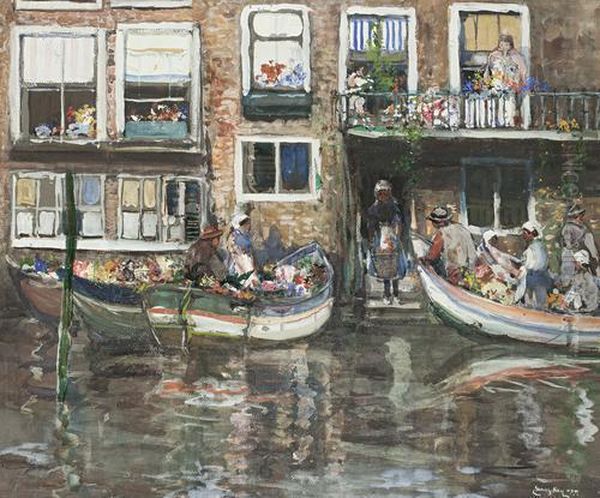 Amsterdam Oil Painting by James Kay