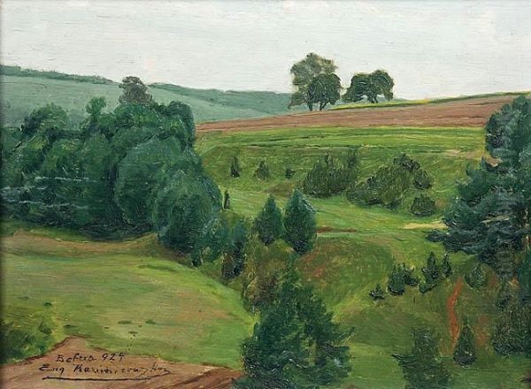 Pejzaz Oil Painting by Eugeniusz Marcin Kazimirowski