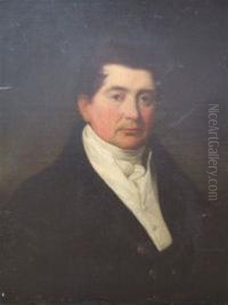 Half Portrait William Adams Of Fenton Oil Painting by Michael Keeling