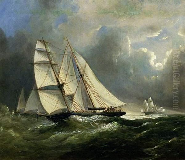 Ecole Anglaise Seconde Moitie Du Xixe Siecle Oil Painting by Joseph Turner Keiley