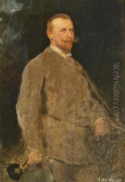 Der Jager Oil Painting by Ferdinand Keller