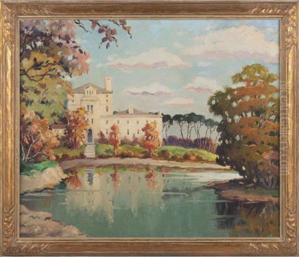 Lake Laverne Oil Painting by Louise Kelly