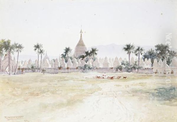 Burma Oil Painting by Robert George Talbot Kelly