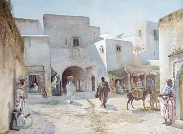 Tangiers Oil Painting by Robert George Talbot Kelly