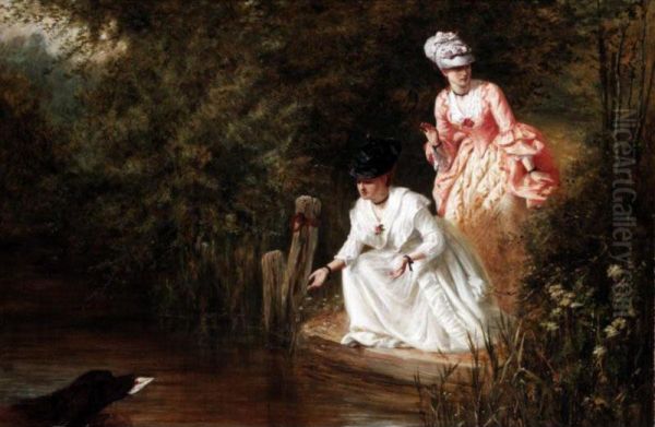 Love's Messenger Oil Painting by Edward Sherard Kennedy