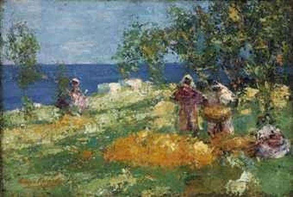 Orange Harvest, Tangiers Oil Painting by William Kennedy