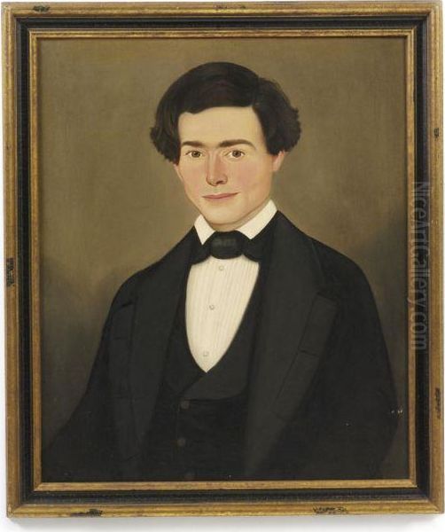 Portrait Of A Young Mr. Beach Oil Painting by William W. Kennedy