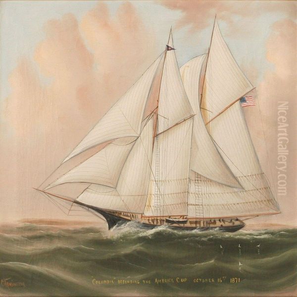 Columbia Oil Painting by C. Kensington