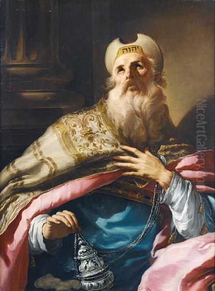 Aaron, High Priest Of The Israelites Oil Painting by Anton Kern