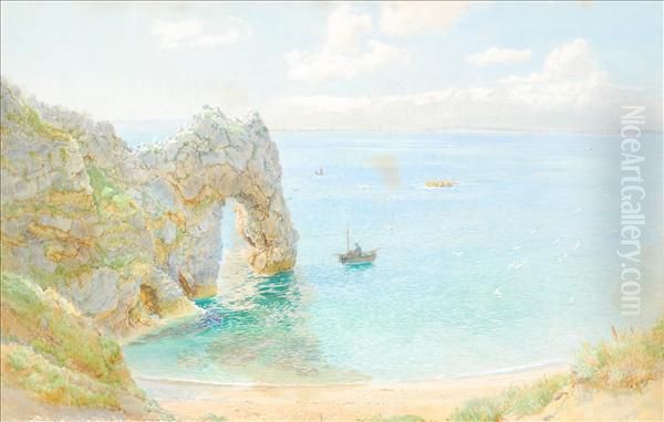 Nearlulworth, Dorset Oil Painting by Frederick B. Kerr