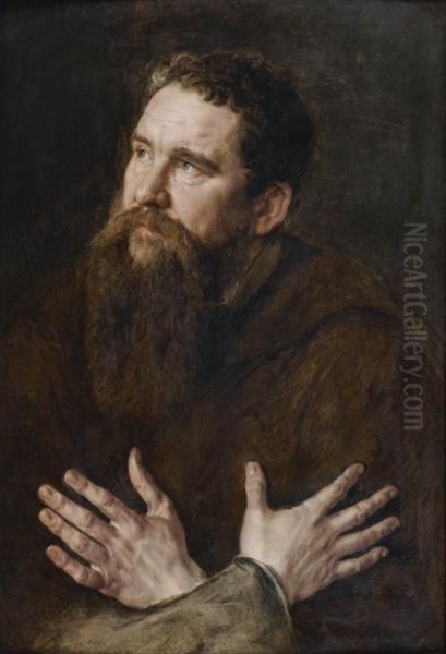 Etude D'homme Barbu Oil Painting by Adriaen Thomasz Ii Key